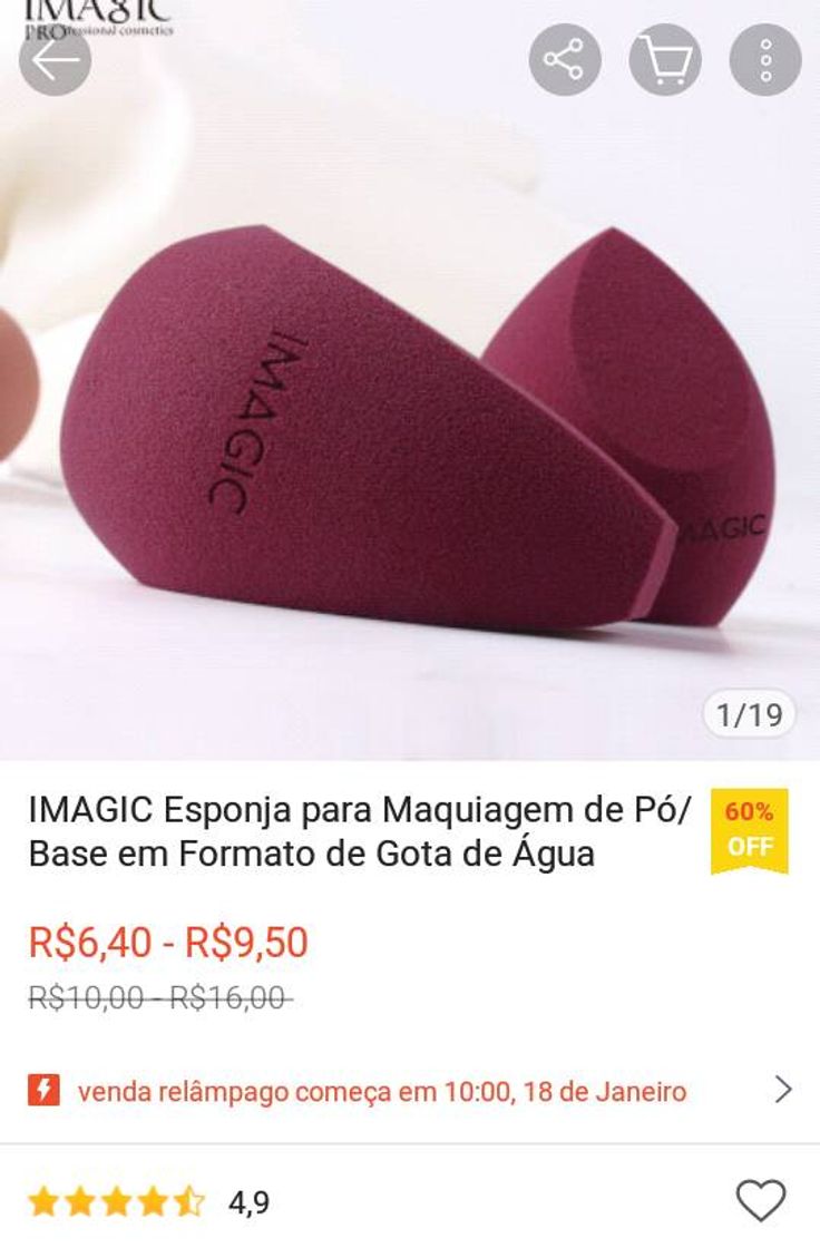 Moda Esponja de maquiagem 