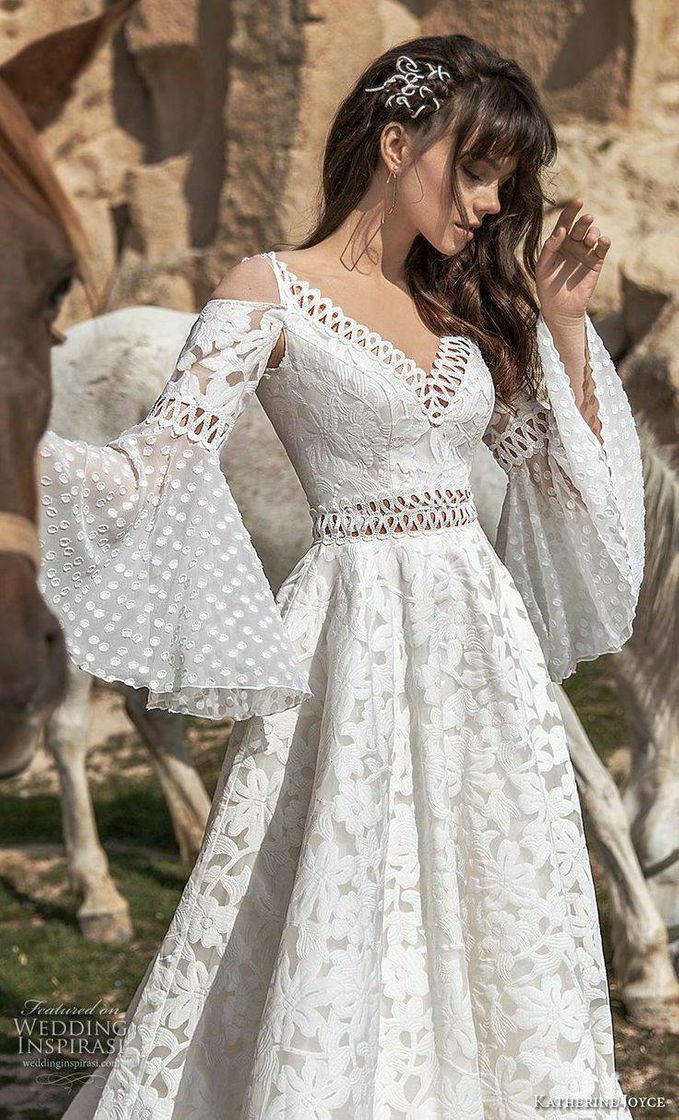 Fashion Vestido de noiva boho