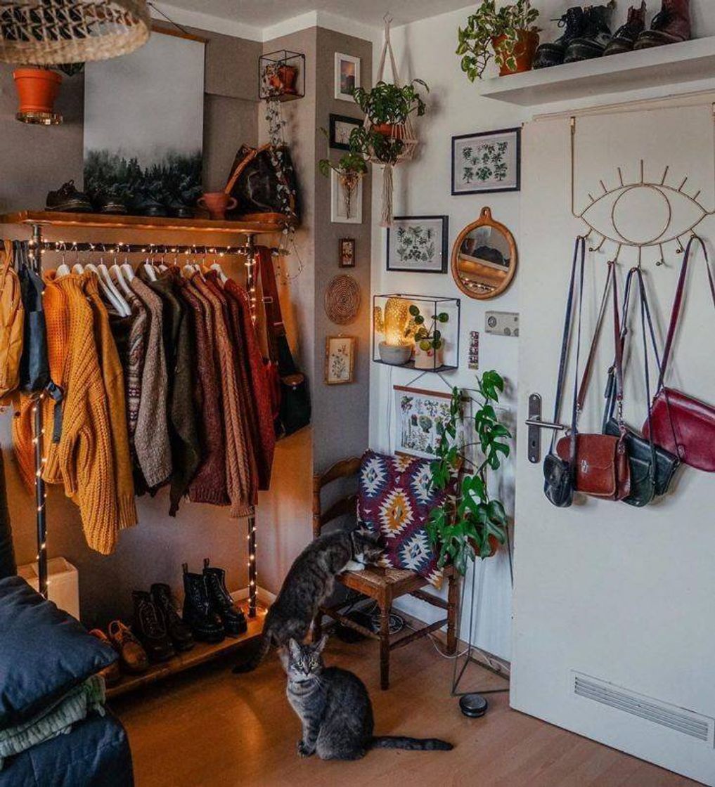 Decoração de quarto vintage