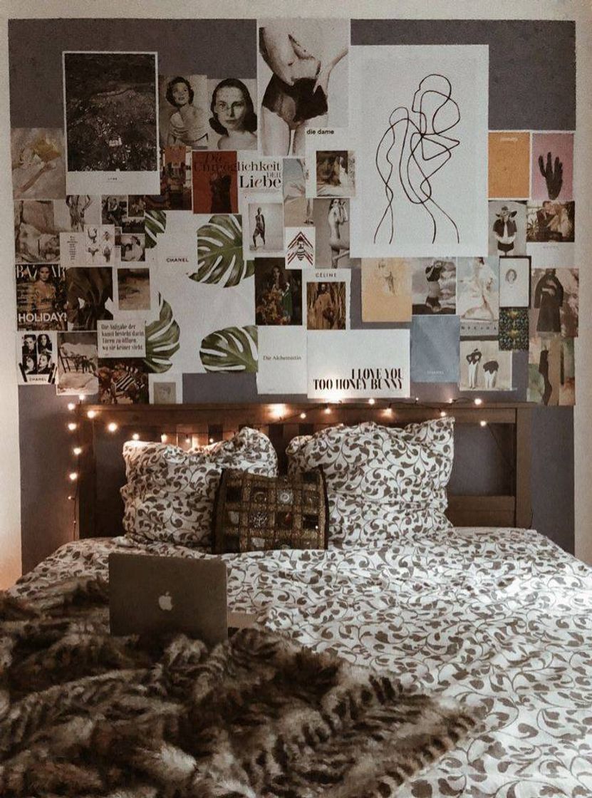 Decoração de quarto vintage