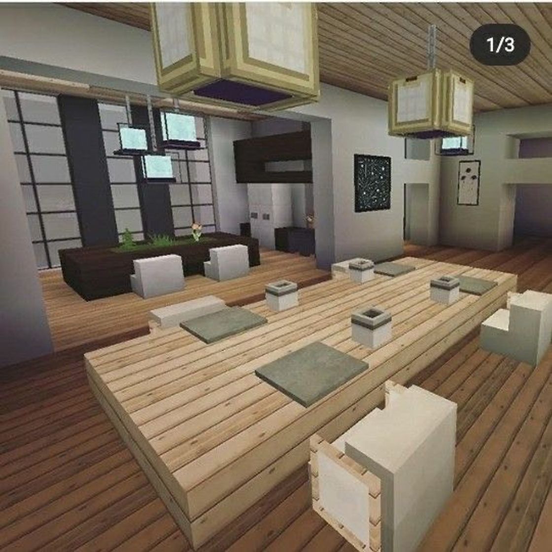 Moda minecraft dining room