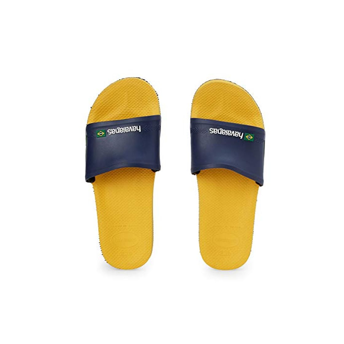 Fashion Havaianas Slide Brasil, Sandalias con Punta Abierta Unisex Adulto, Amarillo