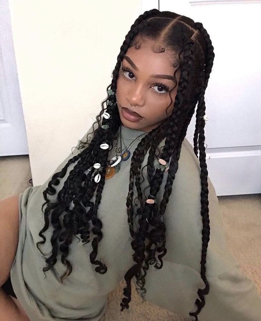 Fashion box braids hairstyles 