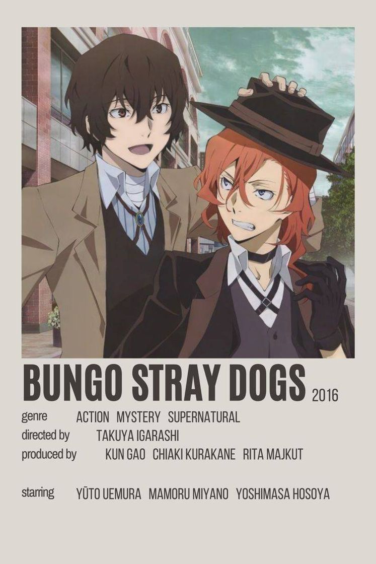 Moda Bungo stray dogs 