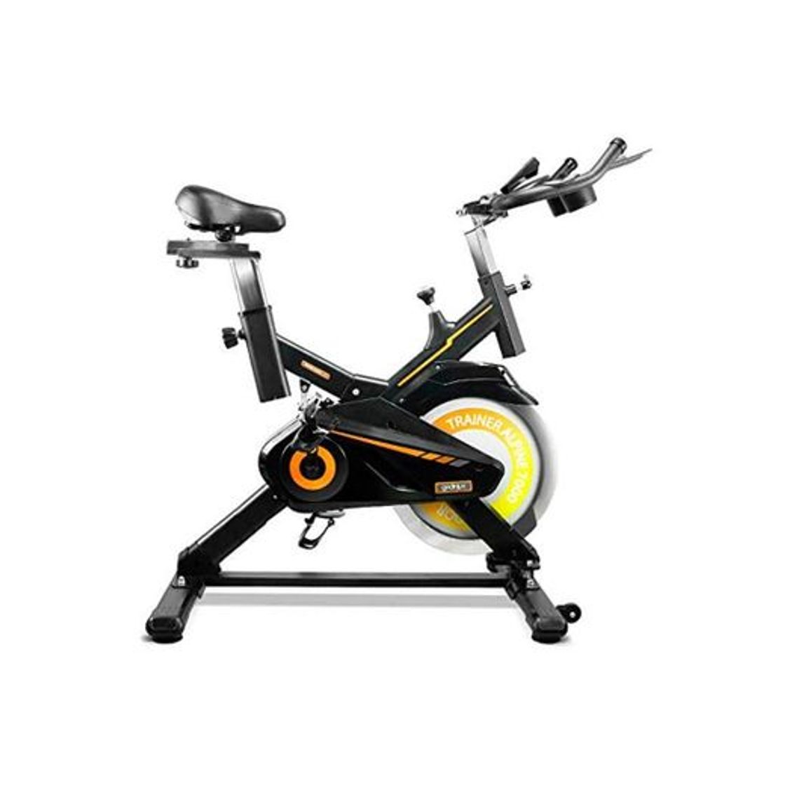 Producto gridinlux. Trainer Alpine 7000. Bicicleta Spinning Pro Indoor. Volante de Inercia 15