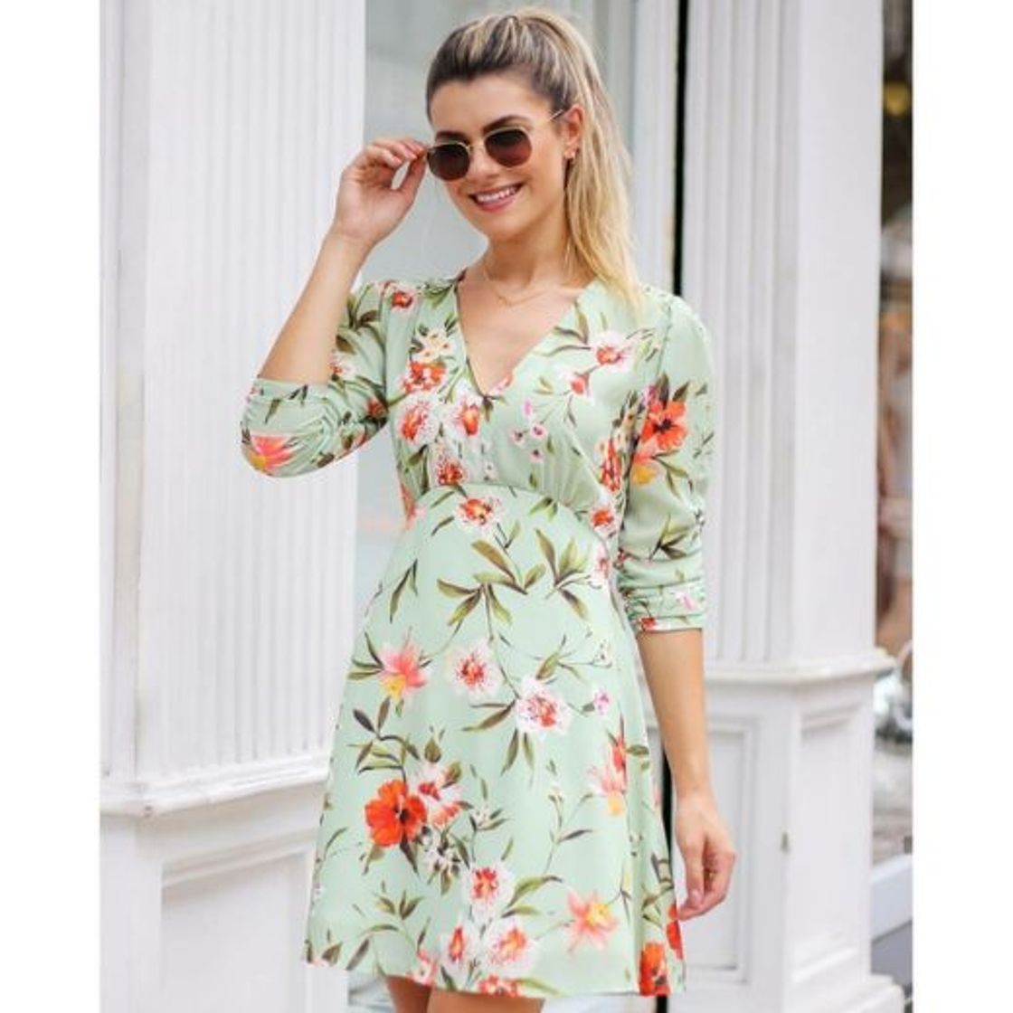 Moda Vestido floral