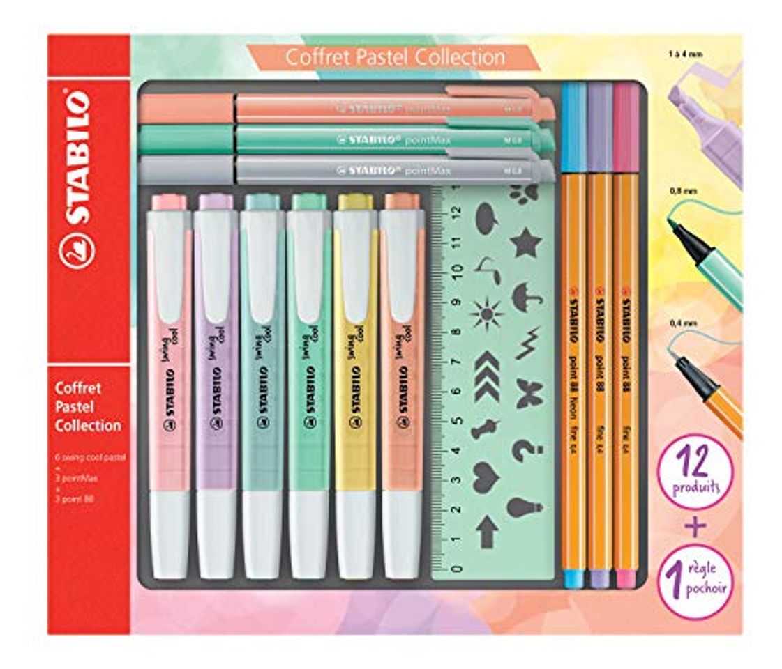 Social Stabilo f52064 Pastel Collection - Coffret combinada