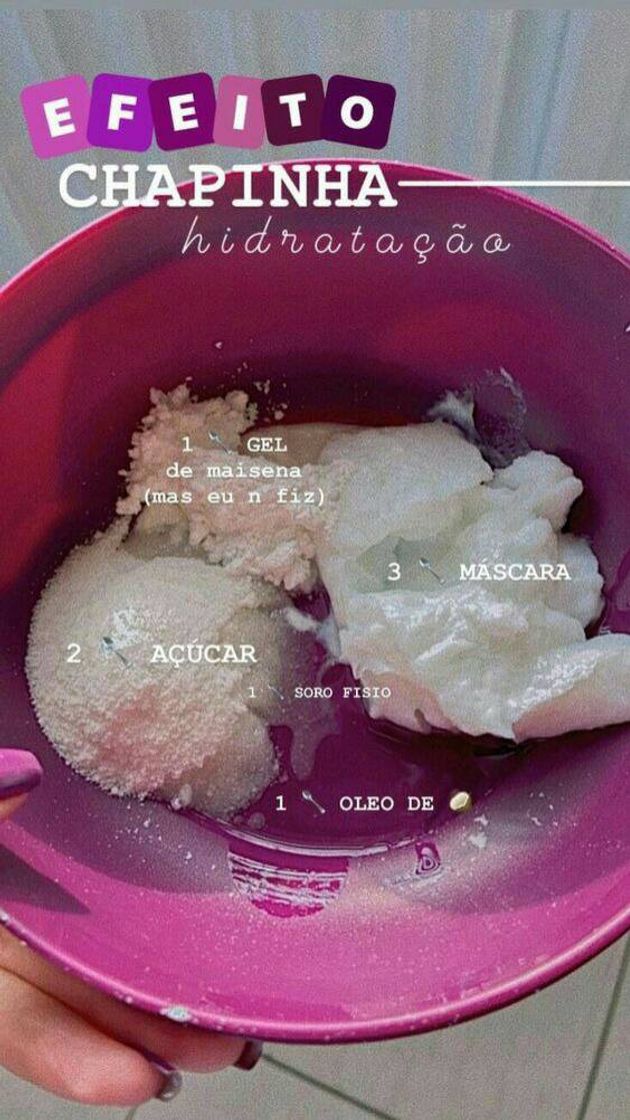 Social Hidratação efeito chapinha