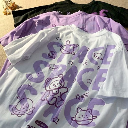 Y2k Anime Camiseta Feminina Crop Tops Roupas Femininas Harajuku Vintage