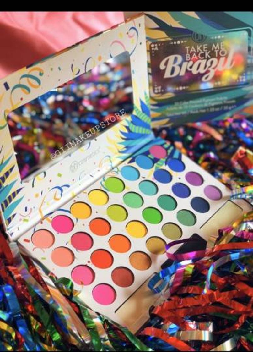 Moda Take me Back to Brazil ORIGINAL BH cosmetics 💚💛💙