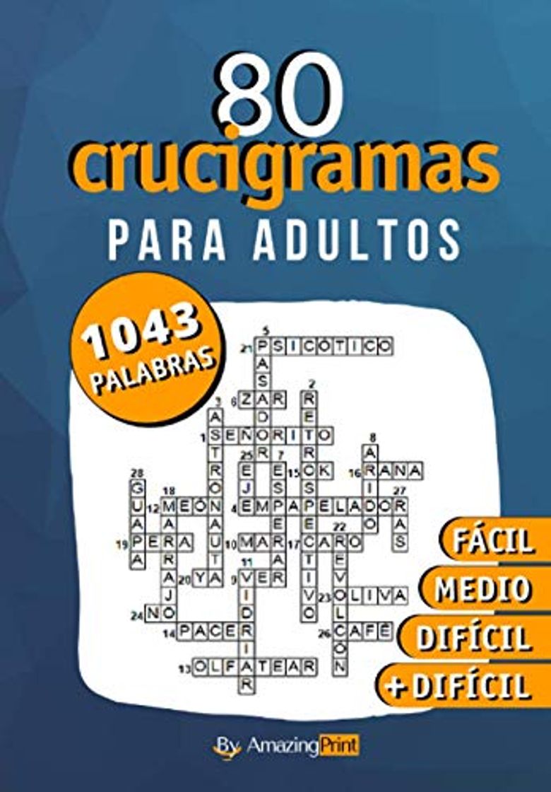 Book 80 Crucigramas para adultos