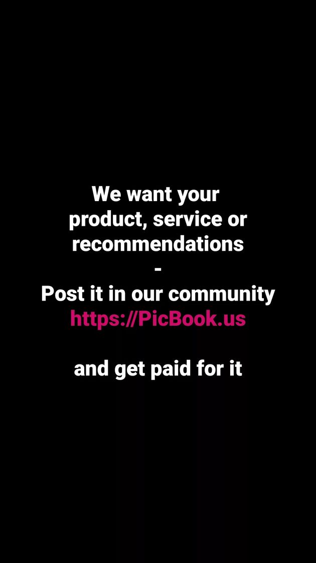 Productos We want your product, service or recommendation - Post it in our