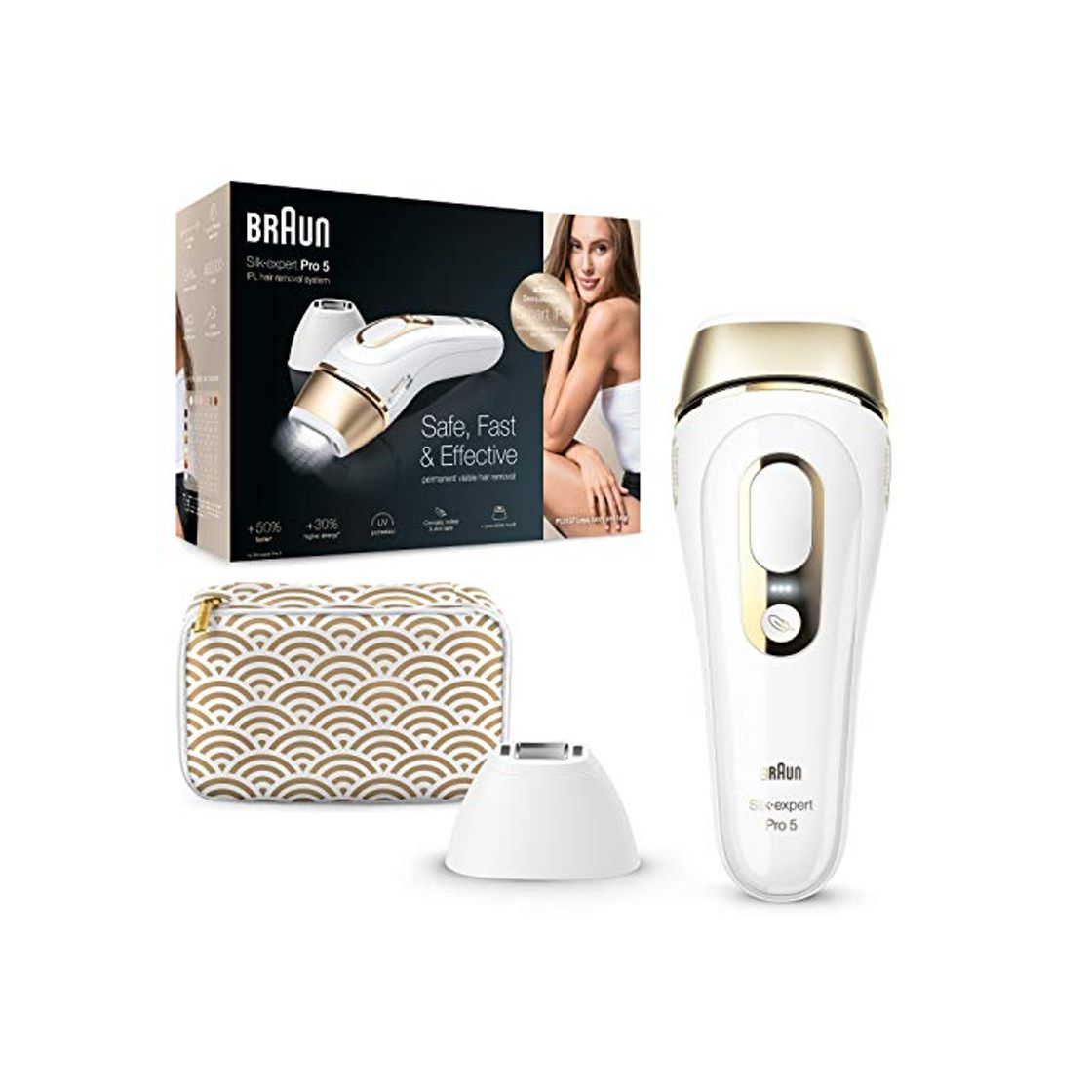 Social Braun Silk*Expert Pro 5 PL5137 Depiladora Luz Pulsada IPL, Última Generación, Depilación