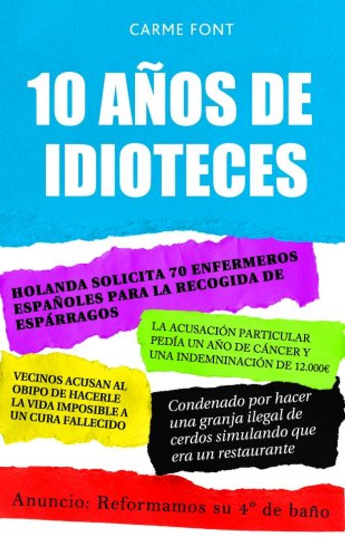 Book 10 años de idioteces