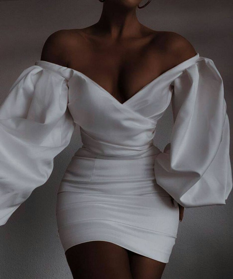 Moda white dress