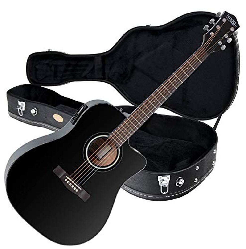 Producto Rocktile Guitarra electroacústica D-60CE Cutaway negro