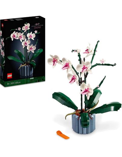 LEGO Orquídeas, Flores Artificales, Decoración Casa, Manualidades