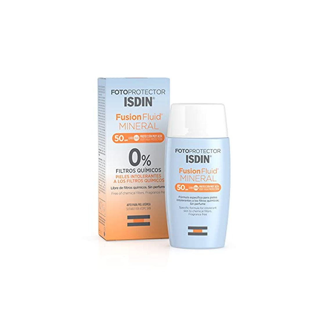 Producto Fotoprotector ISDIN Fusion Fluid MINERAL SPF 50+