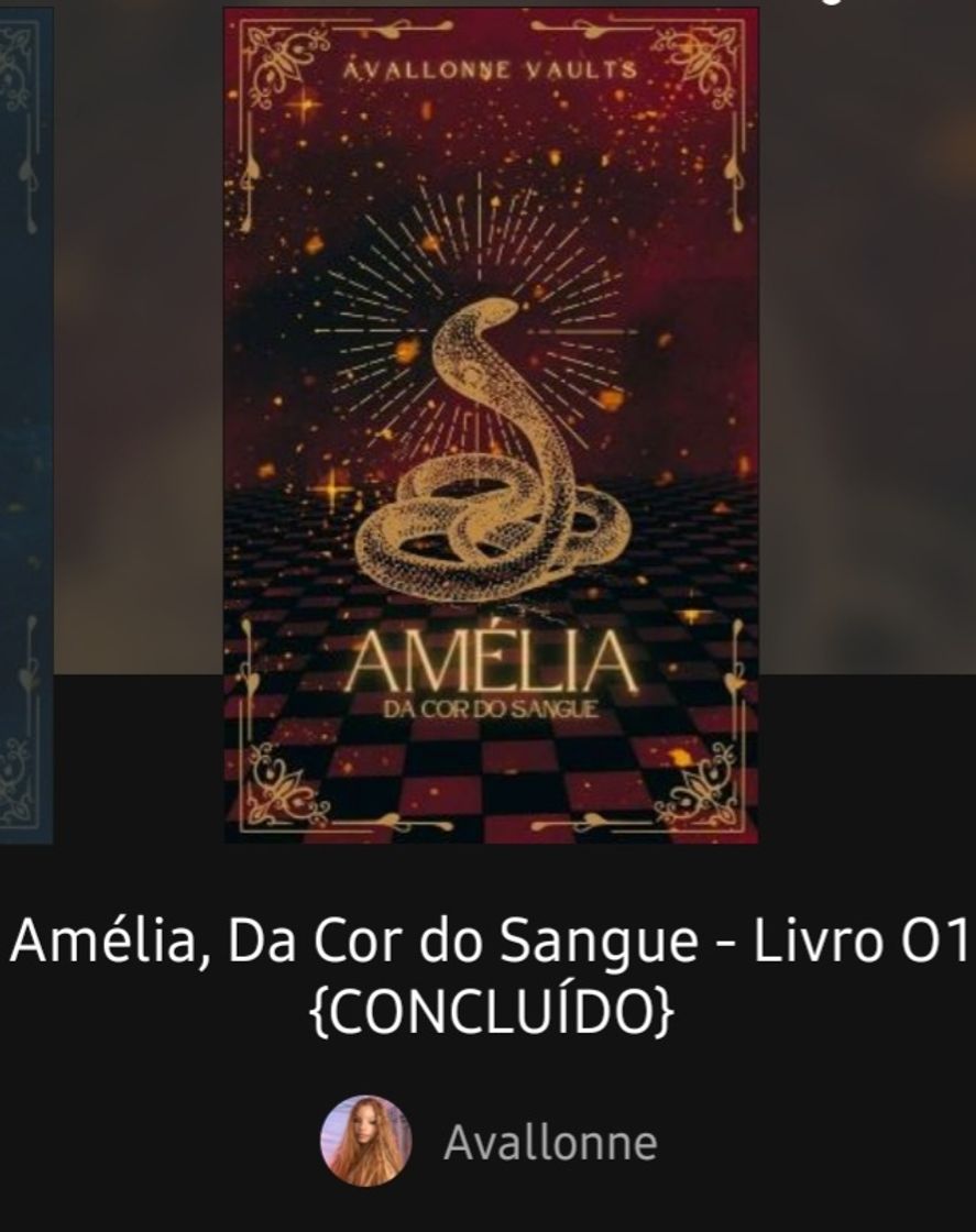 Books Amélia, Da Cor do Sangue - Livro 01