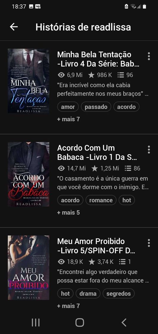 Books Indicações de livros do Wattpad 