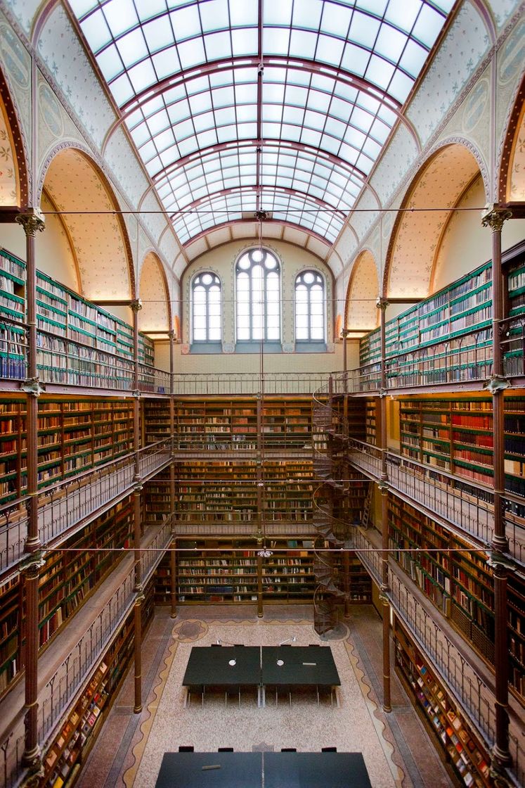 Place Rijksmuseum library designed by Cuypers