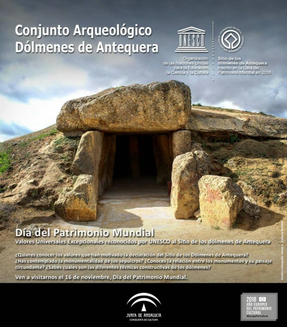 Lugar Conjunto Arqueológico Dólmenes de Antequera