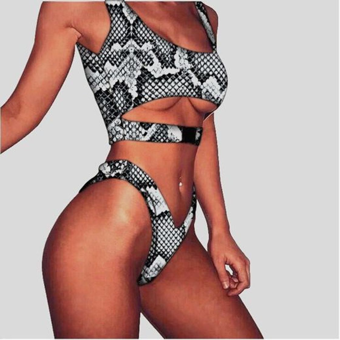 Producto CheChury Traje de Baño Mujer Biquini 2020 Bohemio Push Up Dos Piezas Conjunto de Bikini Brasileño Sexy Triángulo Bañadores Estampado Ropa de Playa para Verano