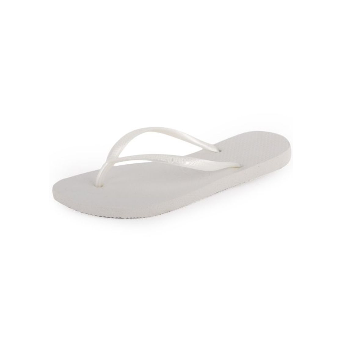 Moda Havaianas Slim Chanclas Mujer, Blanco