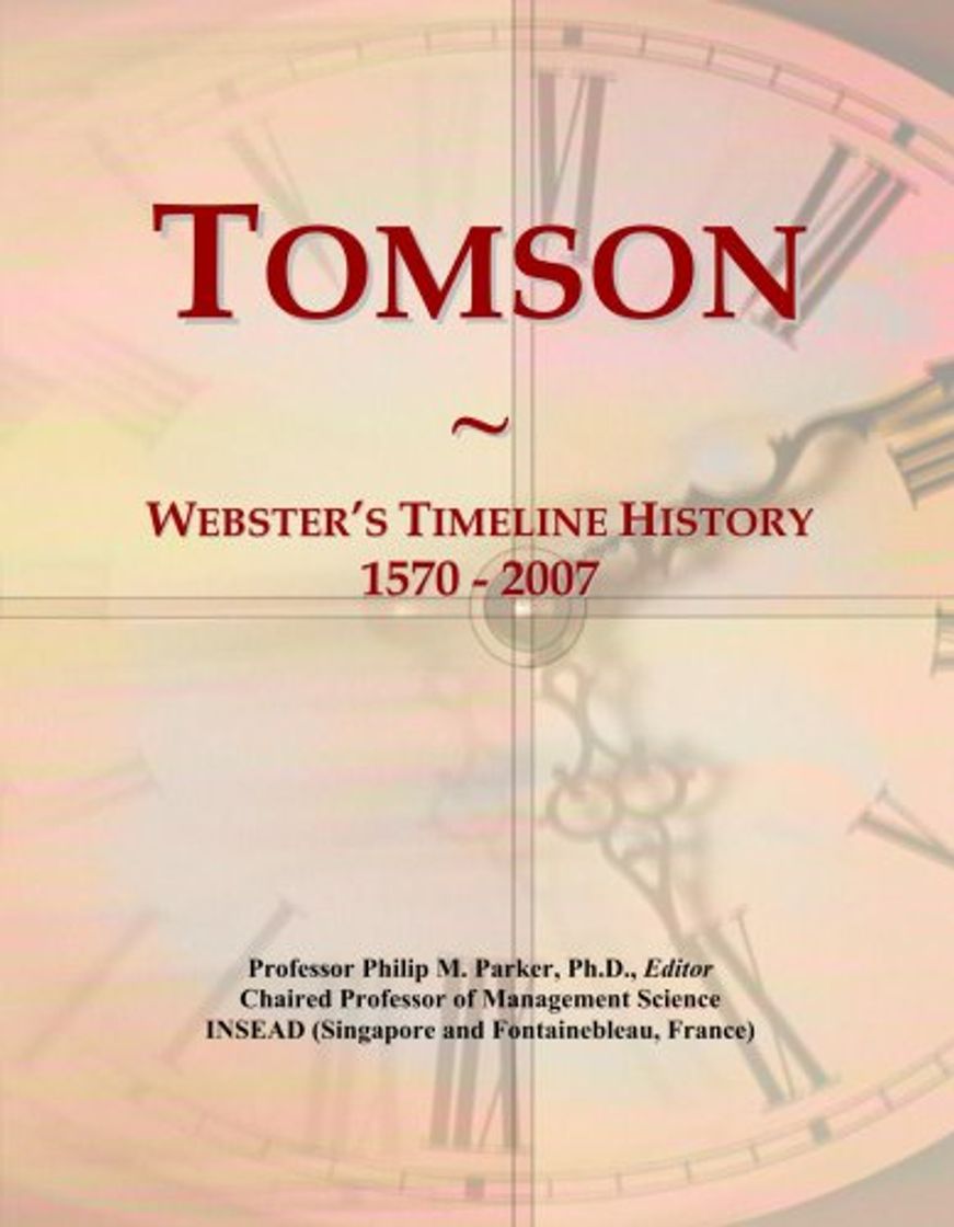 Book Tomson: Webster's Timeline History, 1570