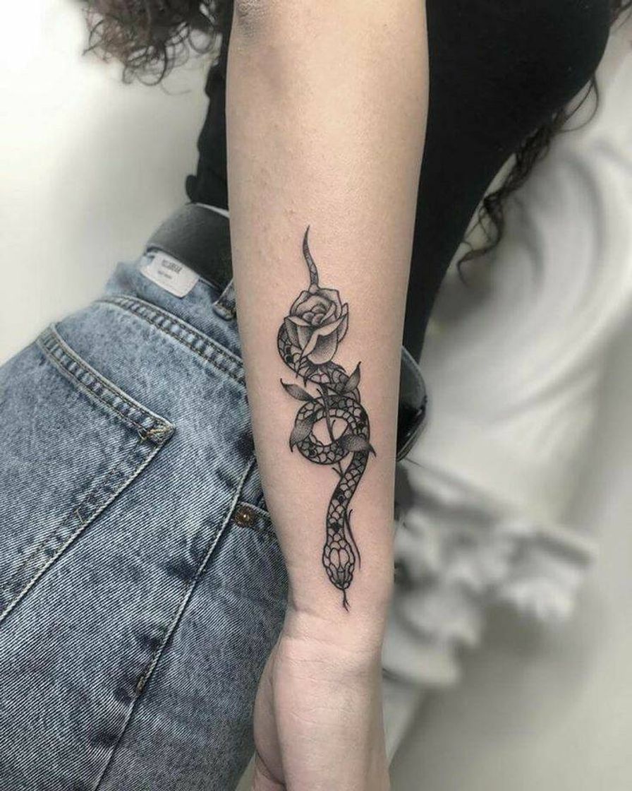 Moda Inspiração para tatuagem de cobra 