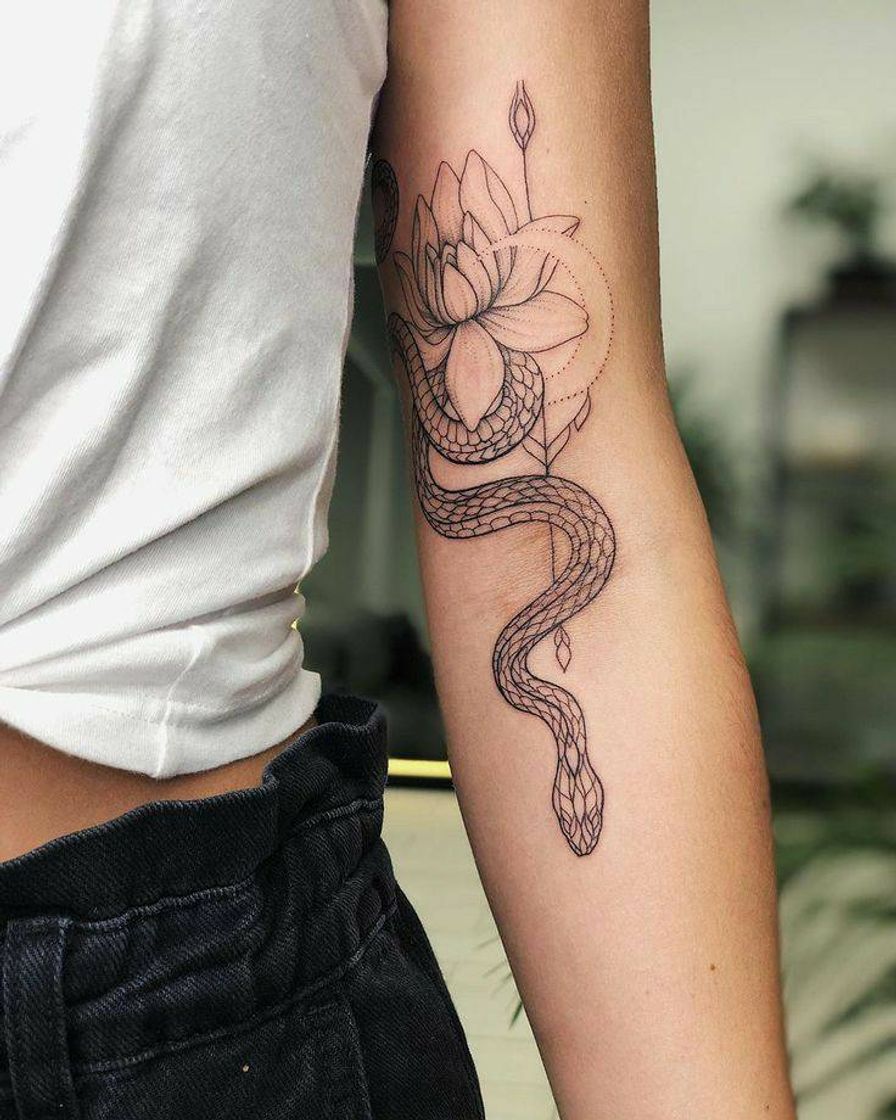 Moda Inspiração para tatuagem de cobra 