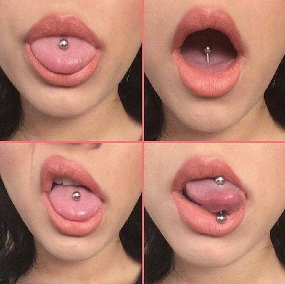 Moda Tongue piercing 👅