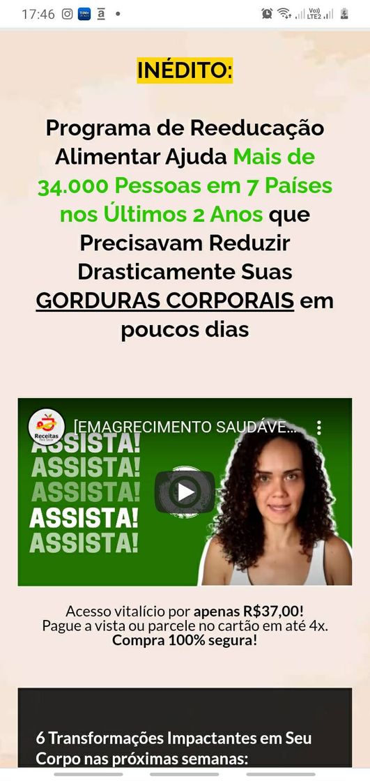 Product Emagreça cm saude produto 100% de confiança