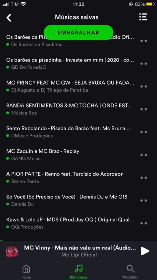 Moda App de música 