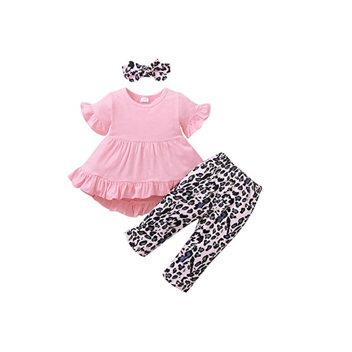 Moda Conjunto de Ropa Infantil para Bebé Niña 12 Meses-4 años, Top de