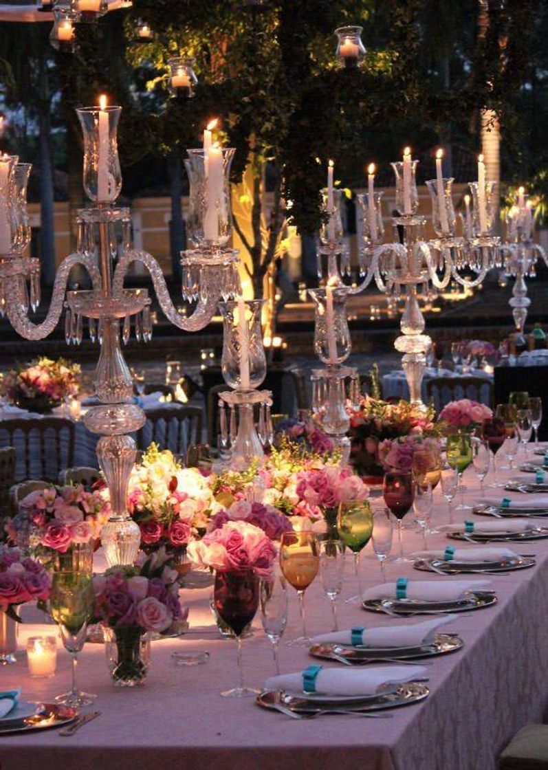 Fashion Decoração de casamento em tons de rosa