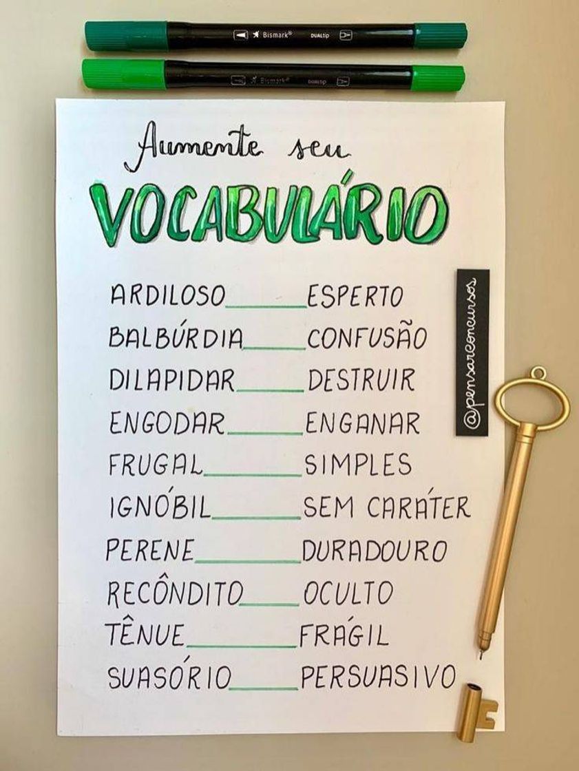 Fashion Aumente seu vocabulário