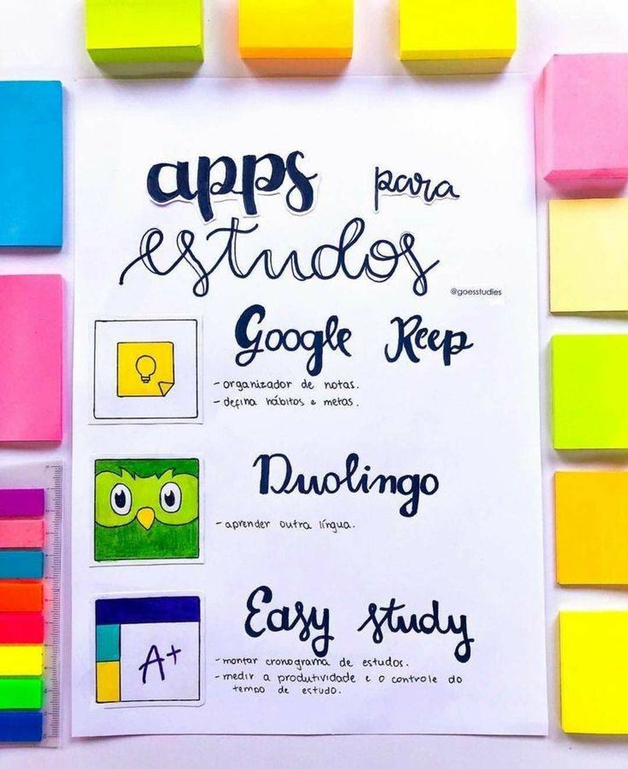 Moda Apps para estudo