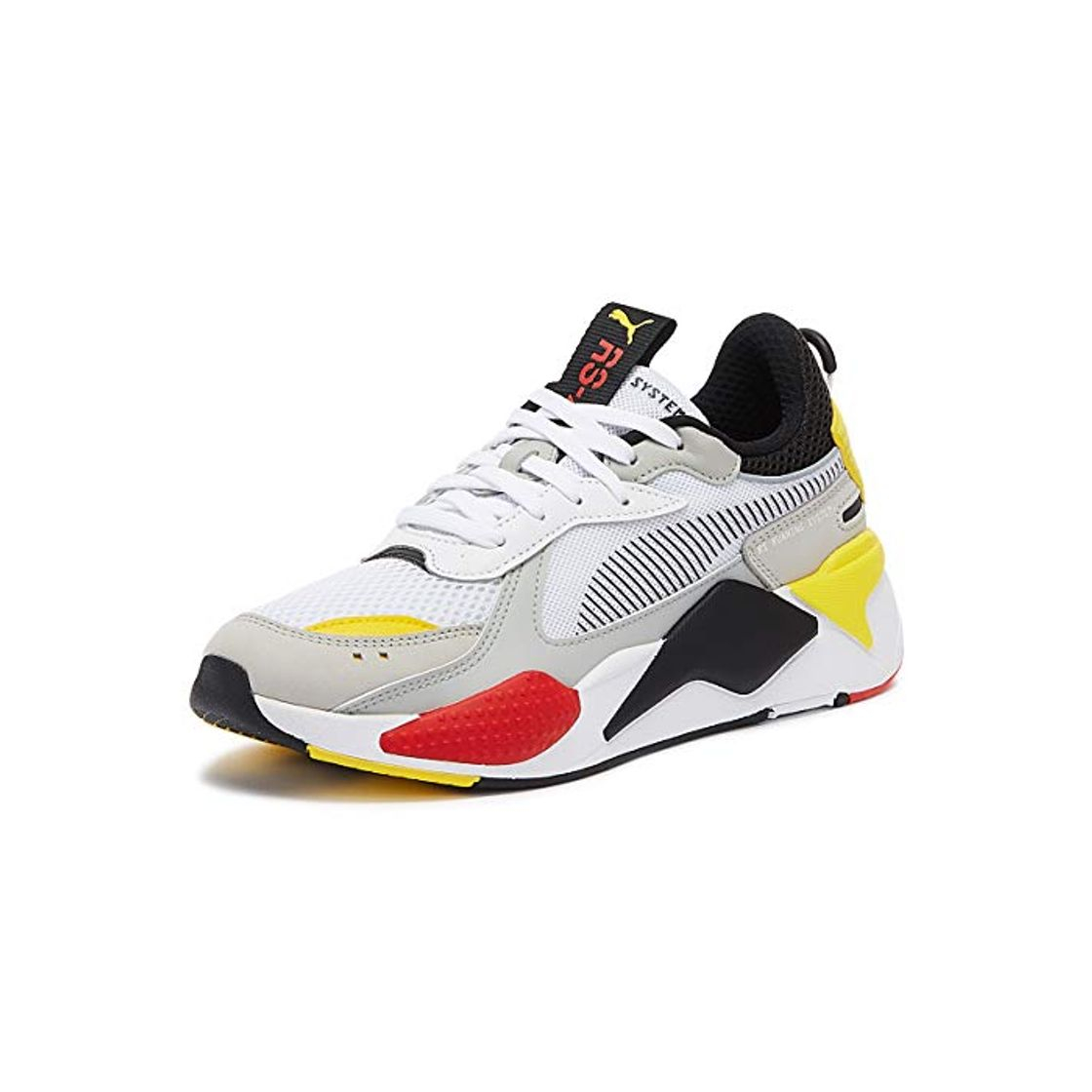 Product PUMA RS-X Toys Hombres Blanco/Negro/Amarillo Zapatillas-UK 9