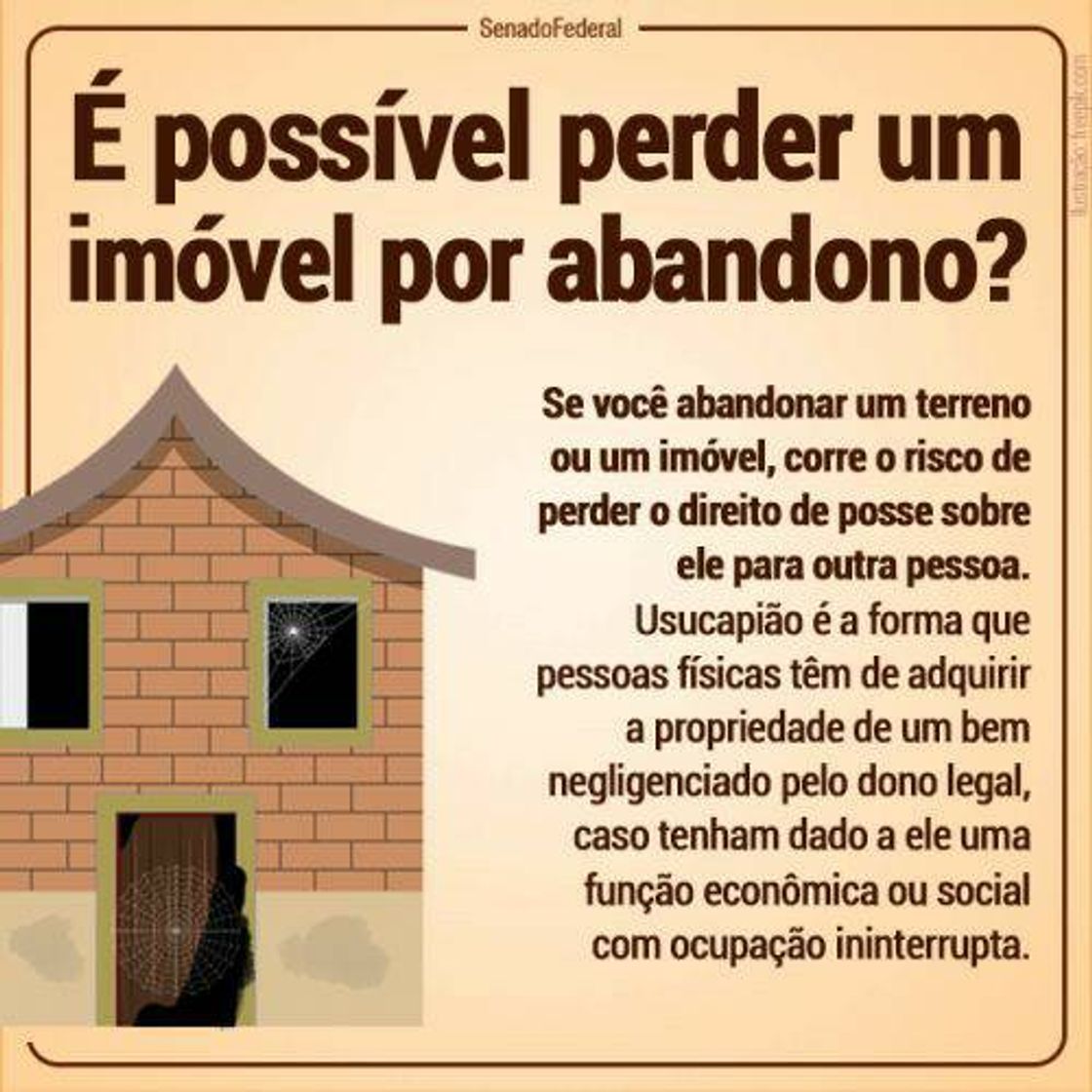 Fashion É possível perder o imóvel por abandono?