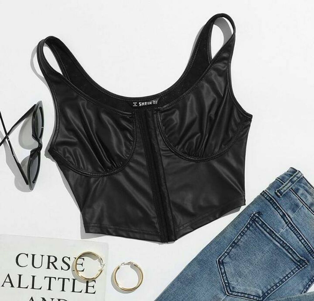 Fashion Cropped Black shein