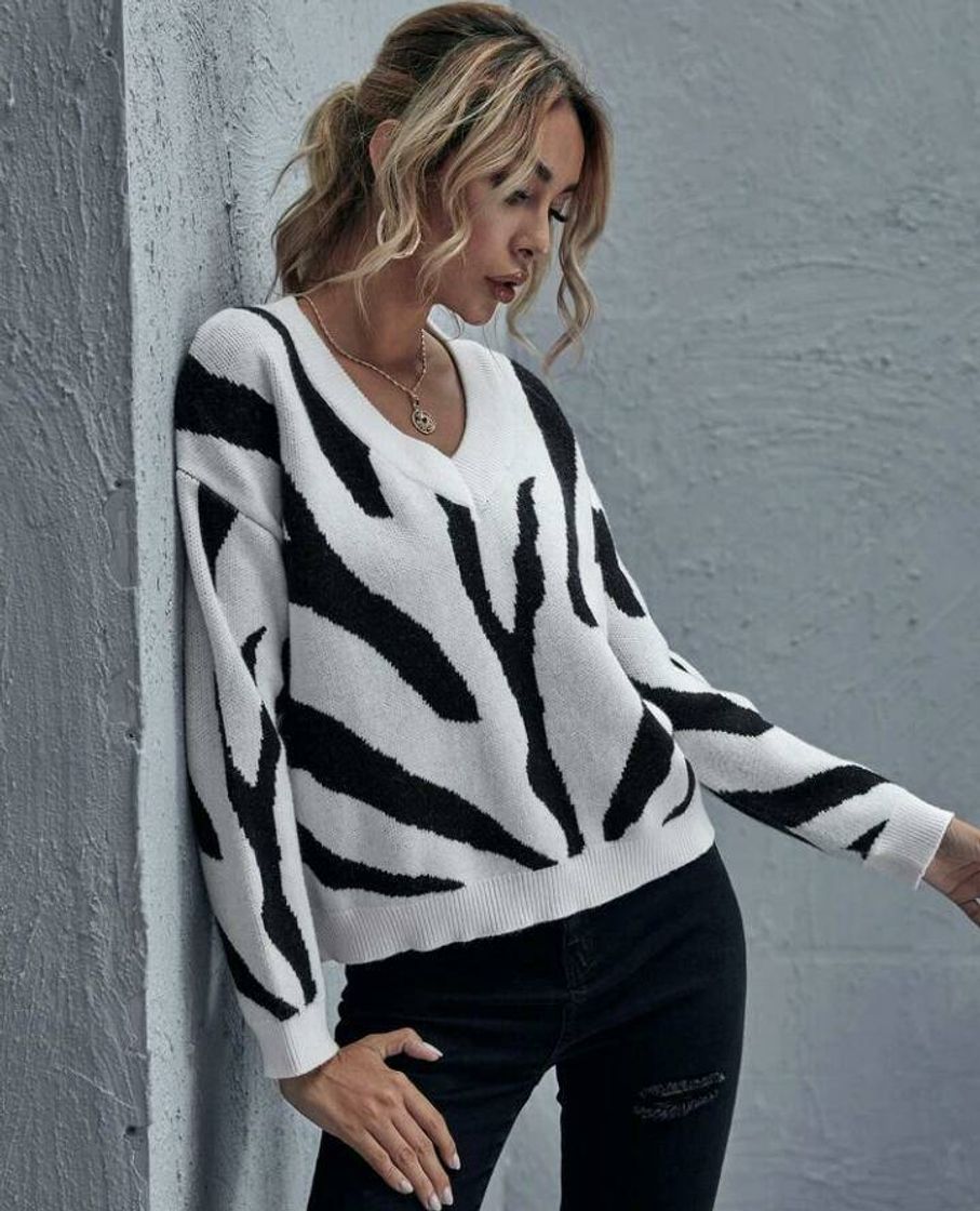 Fashion Blusa Zebra