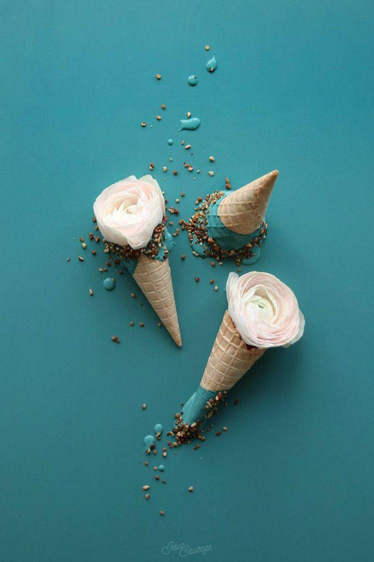 Fashion flower ice cream 🍨