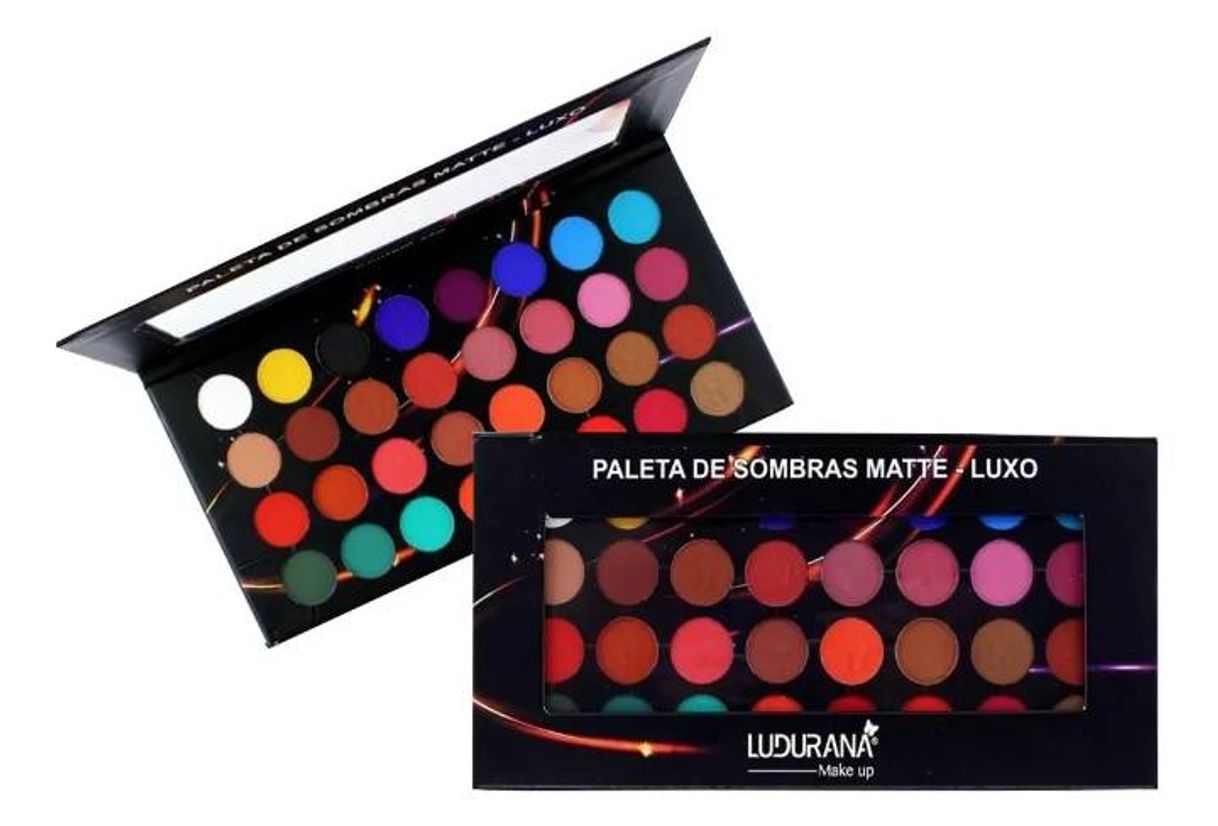 Fashion Paletas De Sombras Ludurana Matte Luxo 32 Cores
