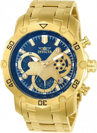 Relógio Invicta Pro Diver 22765 Vd53- Ouro 18k Frete Grátis