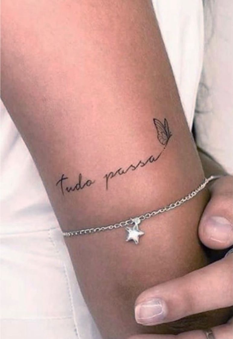 Moda tatuagem “tudo passa”