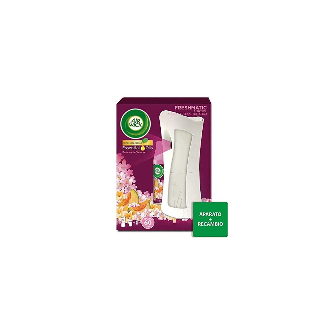 Beauty Air Wick Ambientador Freshmatic Completo Delicias de Verano