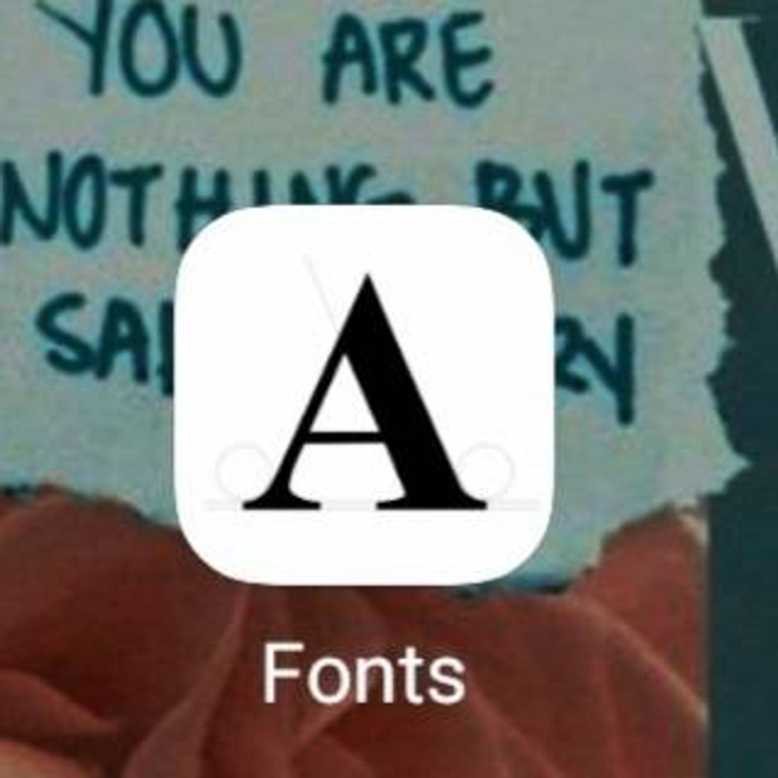 Fashion App de letras legais 