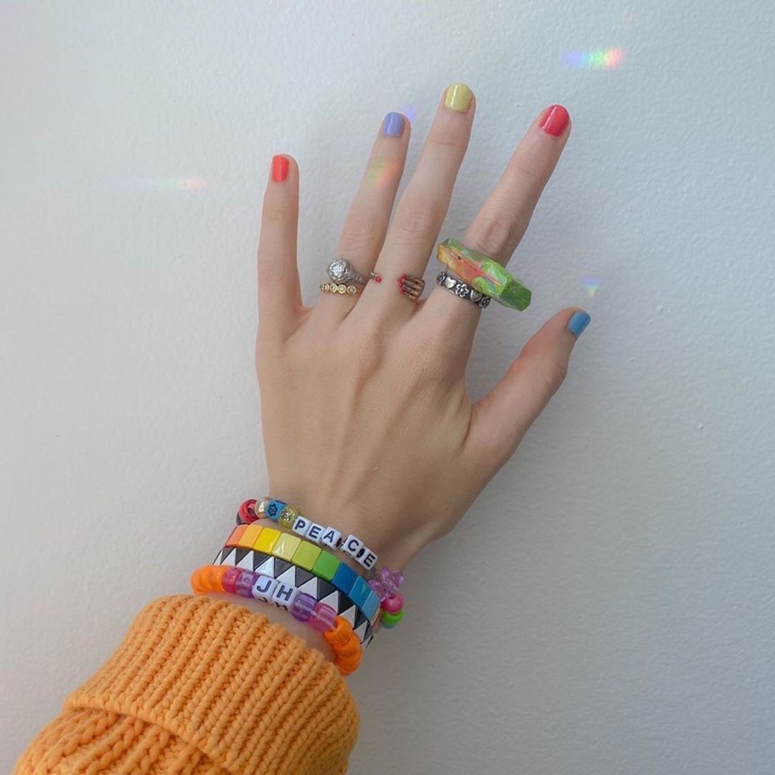 Moda Unhas coloridinhas 