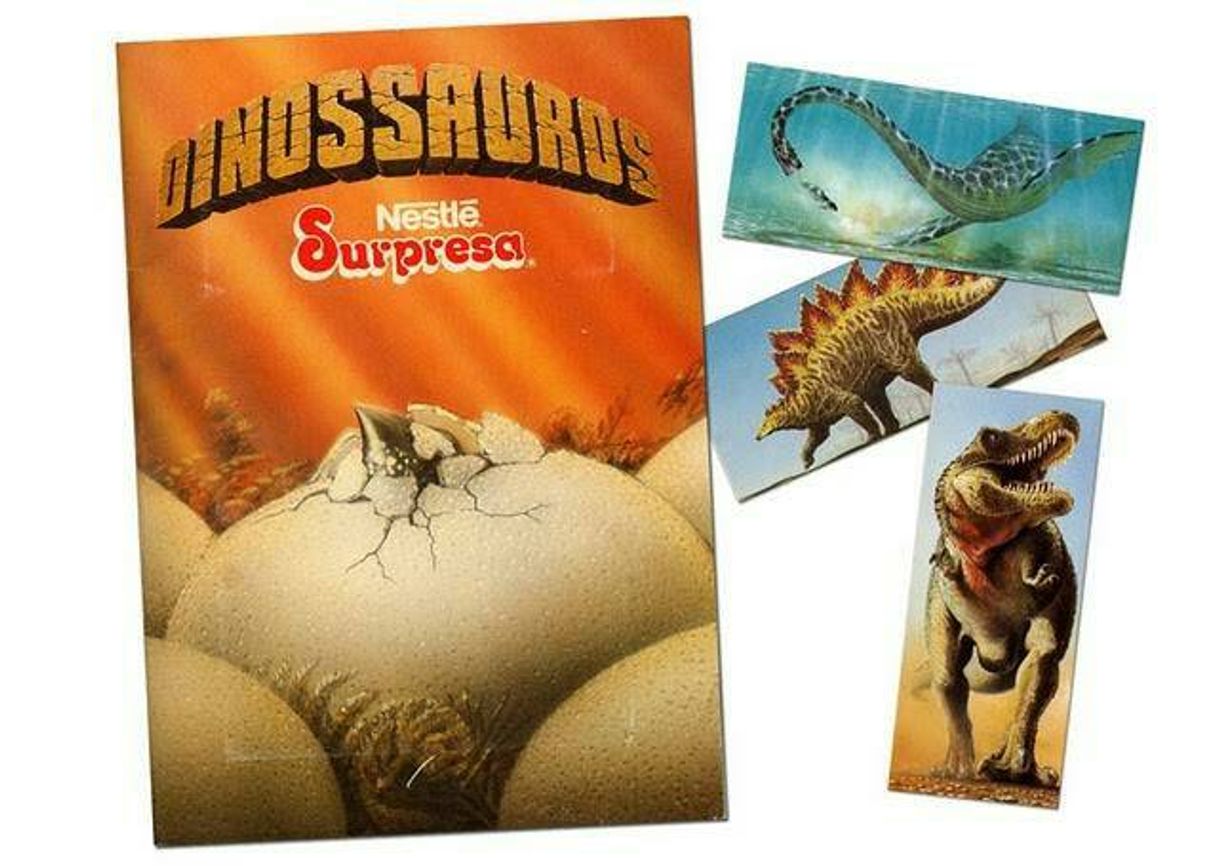 Moda Álbum Surpresa Nestlé Da Coleção Dinossauros 